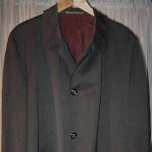 Vintage 40s Wool Single Breasted Topcoat